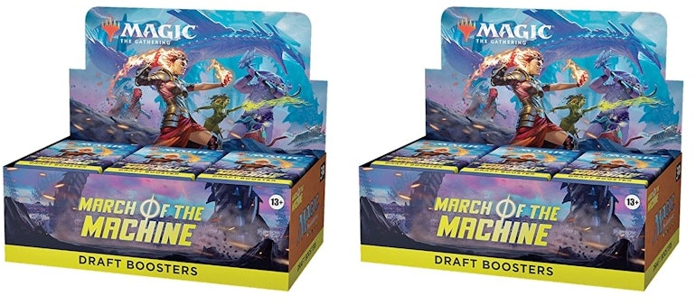 magic-the-gathering-tcg-march-of-the-machine-draft-booster-box-2x-lot