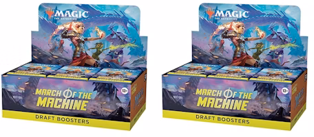 Magic: The Gathering TCG March of the Machine Draft Booster Box 2x Lot Magic: The Gathering TCG March of the Machine Draft Booster Box 2x Lot
