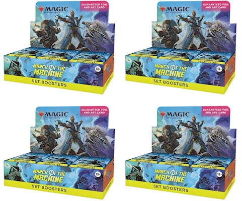 Magic: The Gathering TCG March of the Machine Set Booster Box 4x Lot Buy Magic: The Gathering TCG March of the Machine Set Booster Box 4x Lot