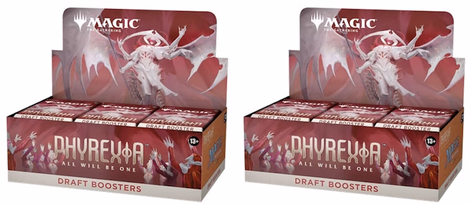 Magic: The Gathering TCG Phyrexia: All Will Be One Draft Booster Box 2x Lot Buy Magic: The Gathering TCG Phyrexia: All Will Be One Draft Booster Box 2x Lot