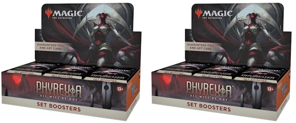Magic: The Gathering TCG Phyrexia: All Will Be One Set Booster Box 2x Lot Buy Magic: The Gathering TCG Phyrexia: All Will Be One Set Booster Box 2x Lot
