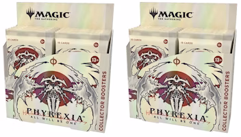 Magic: The Gathering TCG Phyrexia: All Will Be One Collector Booster Box 12 Packs (180 Cards) 2x Lot Magic: The Gathering TCG Phyrexia: All Will Be One Collector Booster Box 12 Packs (180 Cards) 2x Lot