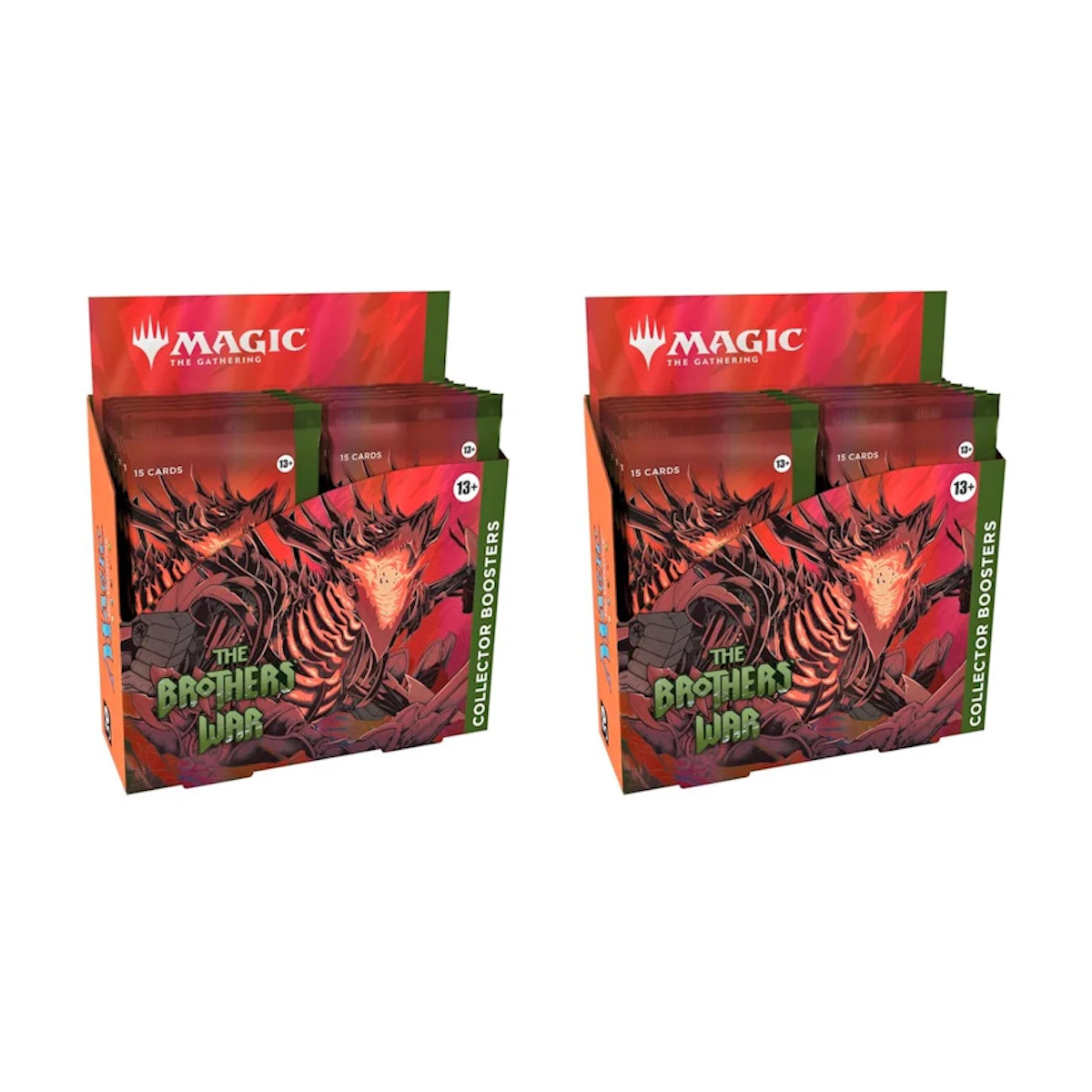 the brothers war mtg booster box Magic Gathering: The Deluxe Gift Edition with Complete Land Set with a combination of 1 special Mythic Rare What's Inside? The Brother's War