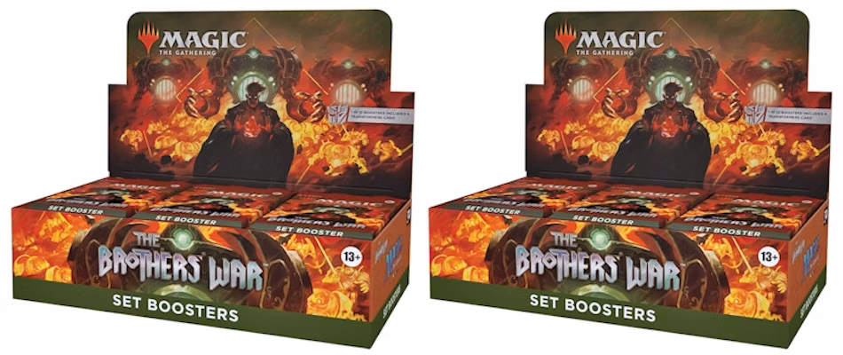 Magic: The Gathering TCG The Brothers' War Set Booster Box 2x Lot Buy Magic: The Gathering TCG The Brothers' War Set Booster Box 2x Lot