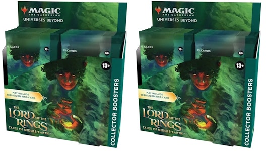 Magic: The Gathering TCG The Lord of The Rings Tales of Middle-Earth Collector Booster Box 12 Pek (180 Kad + Topper) 2x Lot Buy Magic: The Gathering TCG The Lord of The Rings Tales of Middle-Earth Collector Booster Box 12 Pek (180 Kad + Topper) 2x Lot