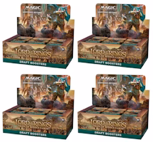 Magic: The Gathering TCG The Lord of The Rings Tales of Middle-Earth Draft Booster Box 4x Lot Magic: The Gathering TCG The Lord of The Rings Tales of Middle-Earth Draft Booster Box 4x Lot
