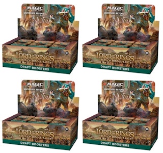 Magic: The Gathering TCG The Lord of The Rings Tales of Middle-Earth Draft Booster Box 4x Lot Buy Magic: The Gathering TCG The Lord of The Rings Tales of Middle-Earth Draft Booster Box 4x Lot
