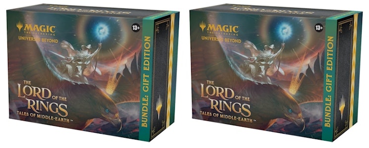 Magic: The Gathering TCG The Lord of The Rings Tales of Middle-Earth Kotak Hadiah 2x Lot Buy Magic: The Gathering TCG The Lord of The Rings Tales of Middle-Earth Kotak Hadiah 2x Lot