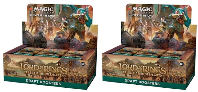 Magic: The Gathering TCG The Lord of The Rings Tales of Middle-Earth Draft Booster Box 2x Lot Buy Magic: The Gathering TCG The Lord of The Rings Tales of Middle-Earth Draft Booster Box 2x Lot