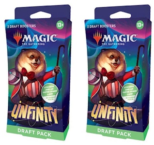 Magic: The Gathering TCG Unfinity Draft Pack 2x Lot Buy Magic: The Gathering TCG Unfinity Draft Pack 2x Lot