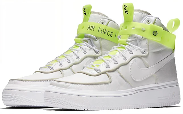 Nike Air Force 1 高筒 板鞋 男款 白綠 Lookbook Nike Air Force 1 高筒 板鞋 男款 白綠