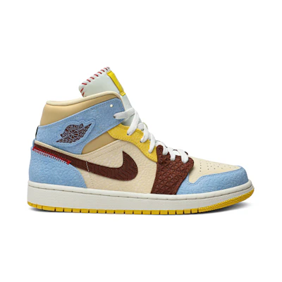 Maison Château Rouge Jordan 1 Mid SE 'Fearless'