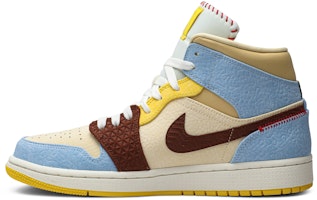 Maison Château Rouge x Air Jordan 1 Mid SE 'Fearless' Pria Sepatu Sneaker CU2803-200 Lookbook Maison Château Rouge x Air Jordan 1 Mid SE 'Fearless' Pria Sepatu Sneaker CU2803-200