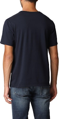 美松狐蓝色字母印花设计圆领T恤 AM00101KJ0008-P480 Purchase 美松狐蓝色字母印花设计圆领T恤 AM00101KJ0008-P480