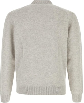 Maison Kitsune Logo半高領灰色套頭運動衫 NM00805KT1006-H120 Lookbook Maison Kitsune Logo半高領灰色套頭運動衫 NM00805KT1006-H120