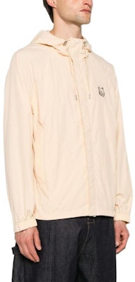 Maison Kitsune 米色纯色拉链连帽外套 MM02228WQ0072-P706 Purchase Maison Kitsune 米色纯色拉链连帽外套 MM02228WQ0072-P706