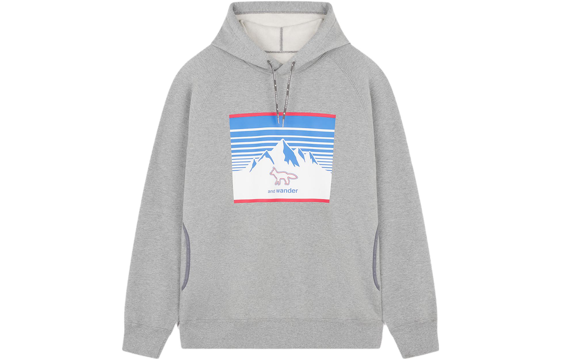 Maison Kitsune BACK TO FW22 Logo Embroidered Crewneck Sweatshirt Beige Mens JM00337KM0019-P701