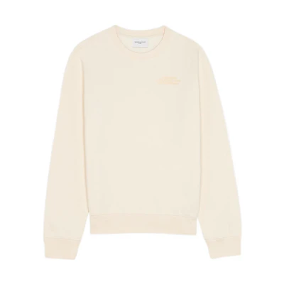 Maison Kitsune BACK TO FW22 Red Printed Pullover Sweatshirt Men’s Long Sleeve JM00317KM0001-P596