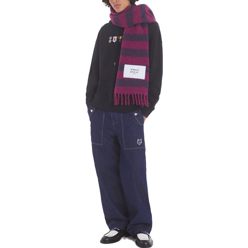 Lookbook Maison Kitsune 徽章印花連帽上衣 男女款 LM00712KM0001-P199