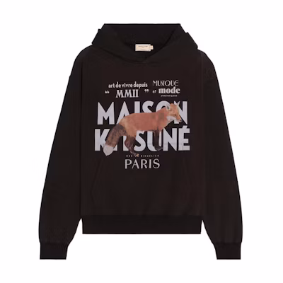Maison Kitsune Black Solid Color Pocket Jacket JM02158WM0020-P198