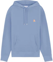 Maison Kitsune Blue Hoodie with Animal Pattern Design LM00706KM0001-P419 Maison Kitsune Blue Hoodie with Animal Pattern Design LM00706KM0001-P419