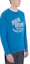 Purchase Maison Kitsune Blue Solid Color Crewneck Long Sleeve Sweatshirt LM00306KM0001-P462