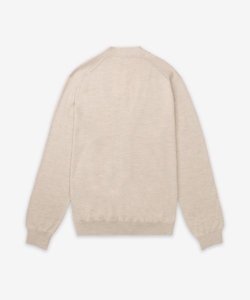 Order Maison Kitsune Bold Fox Head Patch Regular Cardigan - Marble / MM00509KT10360134 MM00509KT10360134SS25