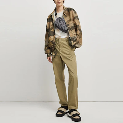 Maison Kitsune Jaket Camouflage Logo Print Drawstring Collar - Camo EM02216WQ4004-KHP Shop Maison Kitsune Jaket Camouflage Logo Print Drawstring Collar - Camo EM02216WQ4004-KHP