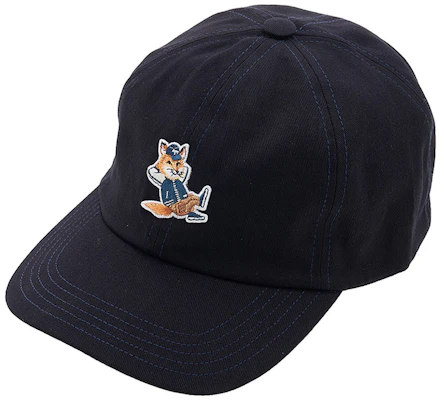 Maison Kitsune Embroidered Logo Cotton Cap Navy Blue (). KU06104WW0069NA Buy Maison Kitsune Embroidered Logo Cotton Cap Navy Blue (). KU06104WW0069NA