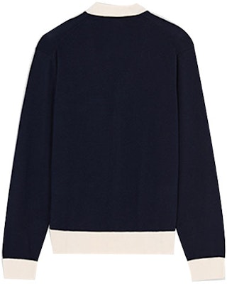 メゾンキツネ フォックス刺繍 ウールセーター ユニセックス ブラック. HU00542KT1036-P199 Lookbook メゾンキツネ フォックス刺繍 ウールセーター ユニセックス ブラック. HU00542KT1036-P199