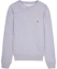 Buy Maison Kitsune Fox Head Embroidered Crewneck Sweatshirt Light Grey LM00301KM0001-H120