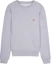 Order Maison Kitsune Fox Head Embroidered Crewneck Sweatshirt Light Grey LM00301KM0001-H120
