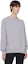 Shop Maison Kitsune Fox Head Embroidered Crewneck Sweatshirt Light Grey LM00301KM0001-H120