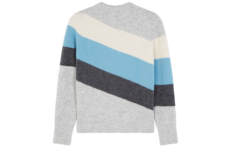 Lookbook メゾンキツネ フォックスヘッド ジャカード クルーネック セーター ユニセックス グレー DW00526KT1009-MU