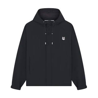 Maison Kitsune Fox Logo Adjustable Drawstring Jacket - Navy Blue FU02207WQ0019-2
