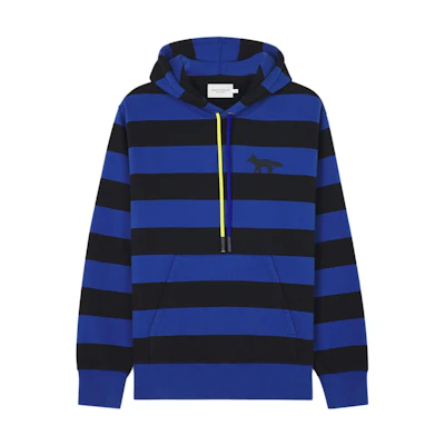 Maison Kitsune Fox Patch Crewneck Sweatshirt Black LM00109KJ0118-P199