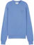 Order Maison Kitsune Fox Patch Crewneck Pullover Sweatshirt Hampton Blue SS24 Men MM00316KM0307-P428