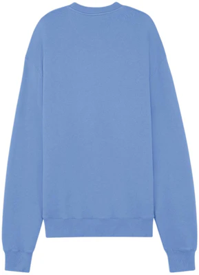 Maison Kitsune Fox Patch Crewneck Pullover Sweatshirt Hampton Blue SS24 Men MM00316KM0307-P428 Lookbook Maison Kitsune Fox Patch Crewneck Pullover Sweatshirt Hampton Blue SS24 Men MM00316KM0307-P428