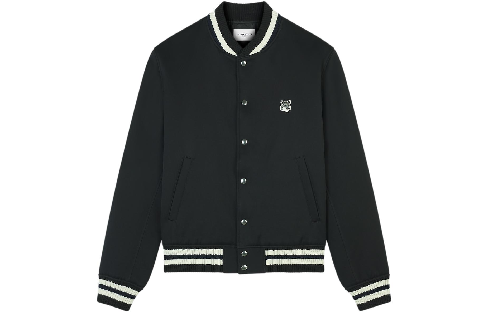 Maison Kitsune Fox Patch Zip-Up Hoodie Khaki Green () MM00714KM0307