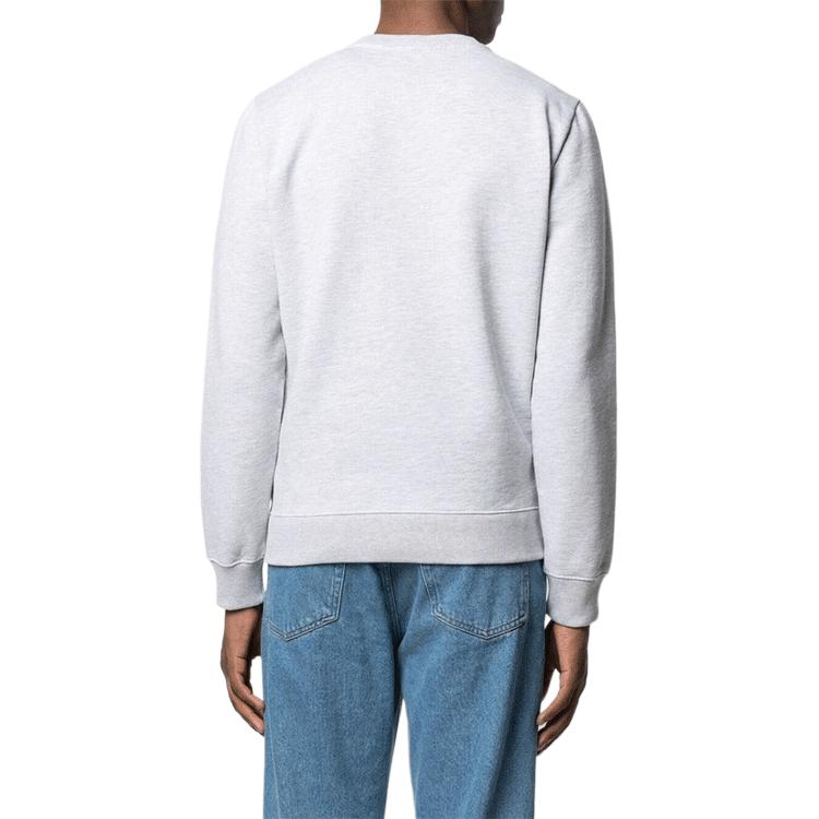 Shop Sweatshirt Krewnek Big Fox FW21 Maison Kitsune Kelabu GM00339KM0017-GREY