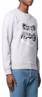 Purchase 메종 키츠네 FW21 빅폭스 자수 크루넥 스웻셔츠 그레이 GM00339KM0017-GREY