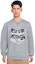 Details for Sweatshirt Krewnek Big Fox FW21 Maison Kitsune Kelabu GM00339KM0017-GREY
