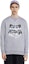 Sizing Sweatshirt Krewnek Big Fox FW21 Maison Kitsune Kelabu GM00339KM0017-GREY
