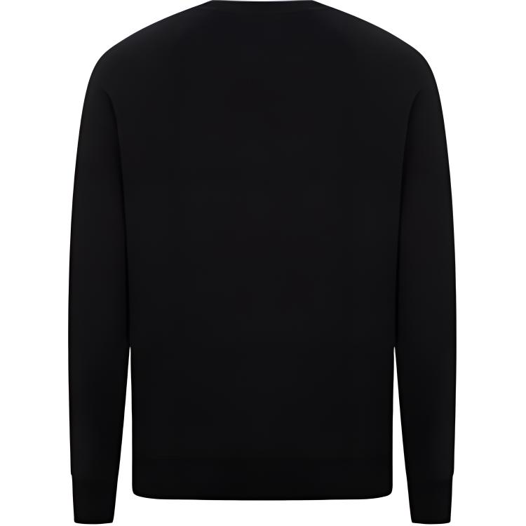 Lookbook Maison Kitsune FW21 Black Crewneck Pullover Sweatshirt Casual Style GM00333KM0002-BK