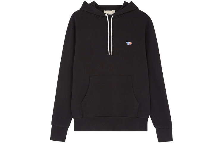 Maison Kitsune FW21 Blue Fox Embroidered Crewneck Cotton Sweatshirt Men’s HM00319KM0001-P480