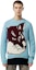 Cheap Sweater Bulu Kitsune Biru FW21 Unisex, Reka Intarsia. HU00510KT1016-P400