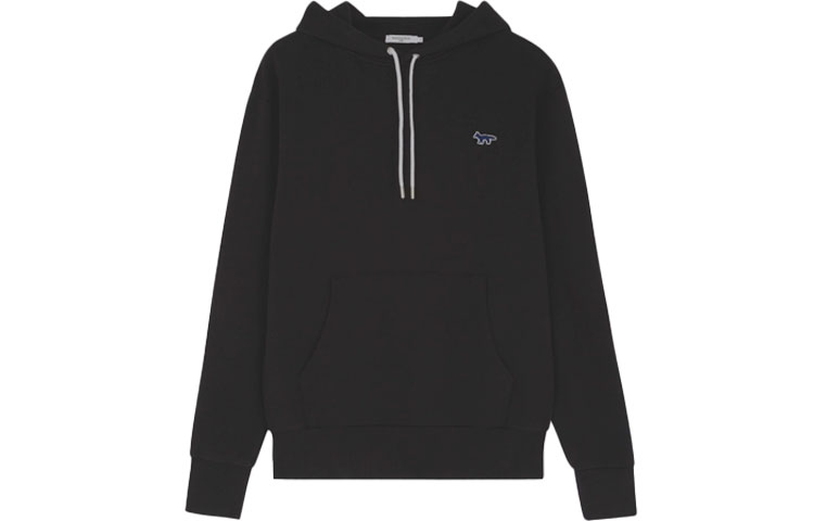 Maison Kitsune FW21 Fox Embroidery Hoodie Unisex Sky Blue HU00301KM0001-P400