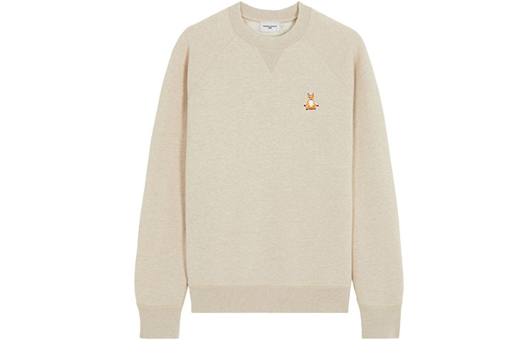 Maison Kitsune FW21 Fox Graphic Zip-Up Hoodie Grey () AM00304KM0001-GRM