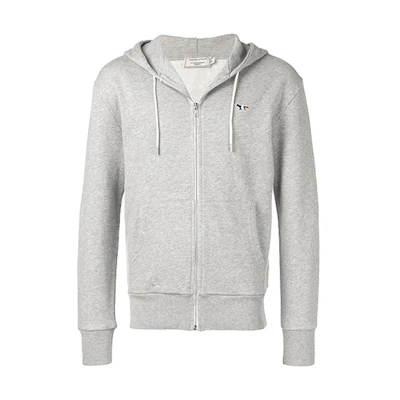 Maison Kitsune FW21 Fox Logo Crewneck Sweatshirt Unisex Khaki SPCKU00303-P203