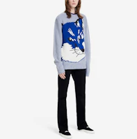 Purchase 메종 키츠네 FW21 폭스 헤드 그레이 니트 스웨트셔츠 유니섹스. HU00510KT1016-P150